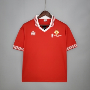 Retro Manchester United 1977 home Soccer Jersey