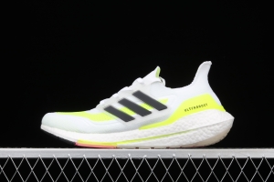 Adidas Ultra Boost 21 Consortium FY0377 Das new thick-soled popcorn running shoes