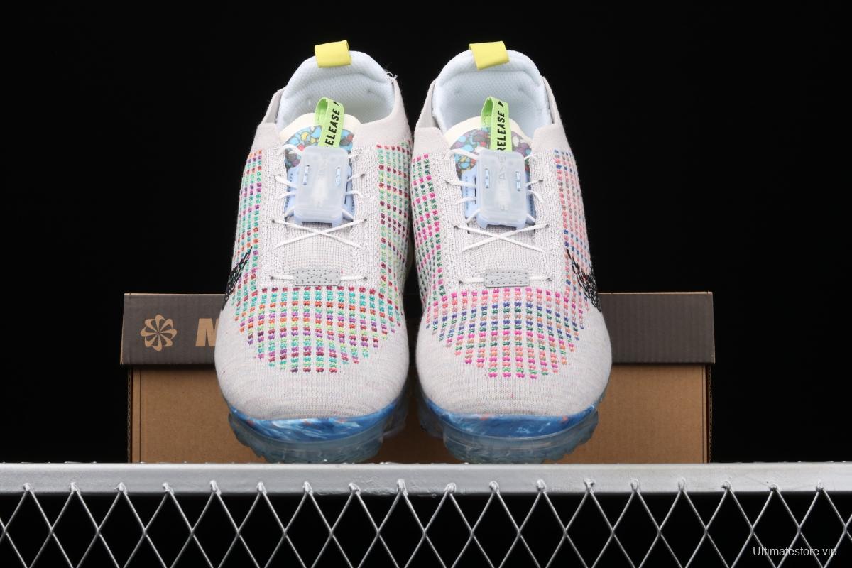 NIKE Air Vapormax 2020 Flyknit fly-woven fast tie full-palm air cushion jogging shoes CJ6740-001