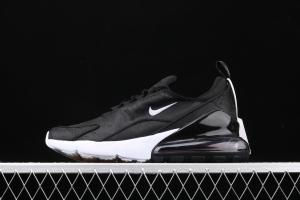 NIKE Max 270Black silk half-palm air cushion running shoes AJ0499-001