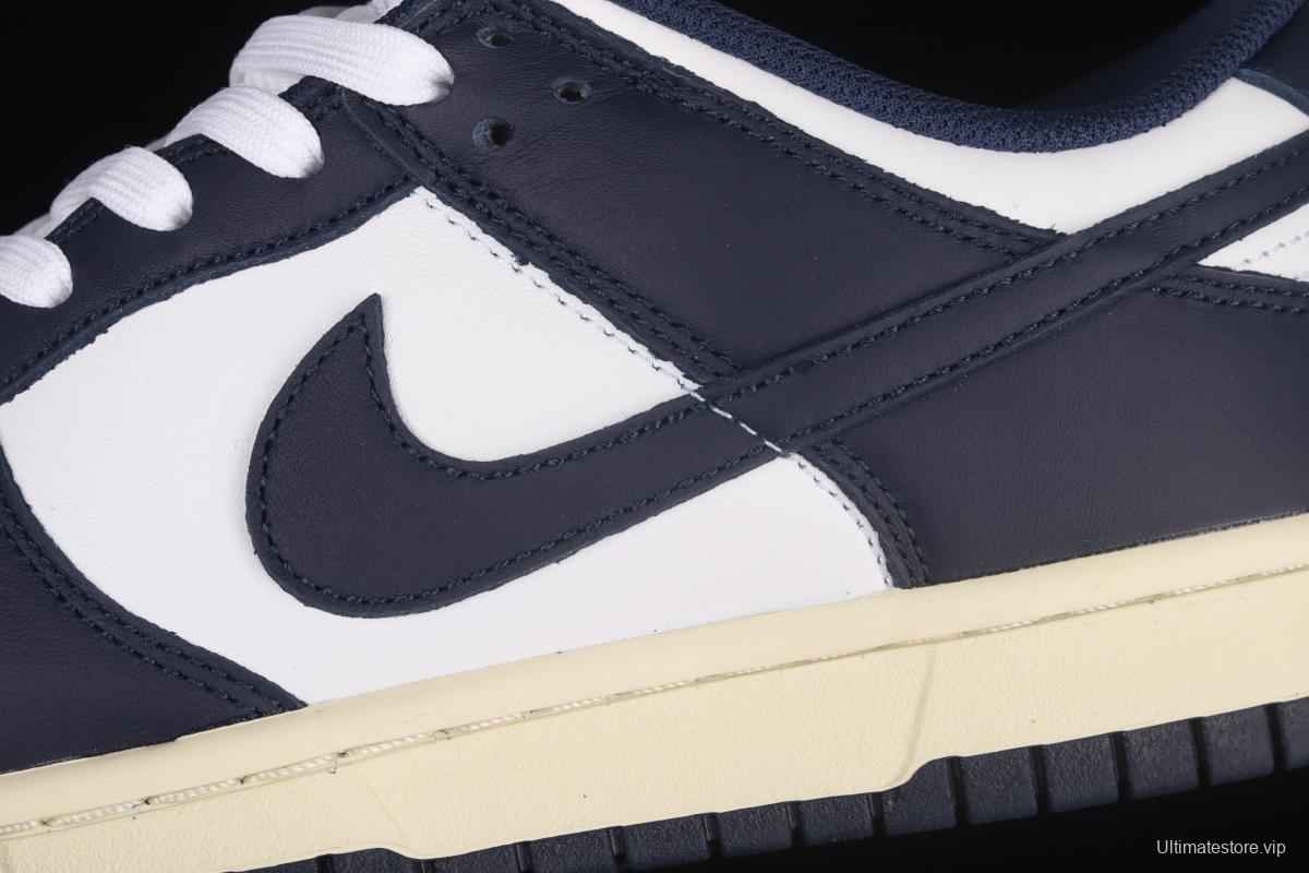 NIKE SB DUNK Low Navy Blue navy blue color SB buckle rebound fashion casual board shoes DD1503-115