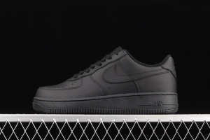 NIKE Air Force 1' 07 Low low-top all-black casual board shoes CW2288-001