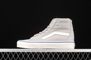 Vans Sk8-Hi Slim side striped high-upper light canvas high-upper shoes VN0A4U164U4