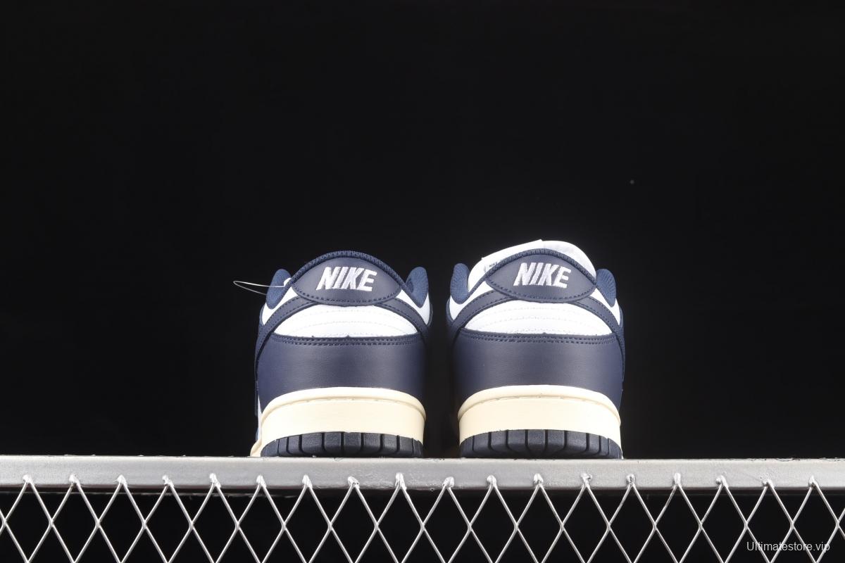 NIKE SB DUNK Low Navy Blue navy blue color SB buckle rebound fashion casual board shoes DD1503-115