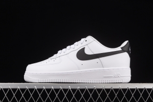 NIKE Air Force 1o07 Low AN20 classic white and black low-top casual board shoes CT2302-100