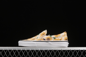 Vans Authentic Vance limited edition daisies printed low-top skateboard shoes VN0A5ZMRFN0