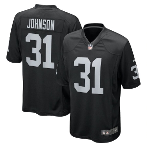 Men's Isaiah Johnson Black Player Limited Team Jersey