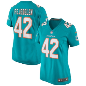 Women's Clayton Fejedelem Aqua Player Limited Team Jersey