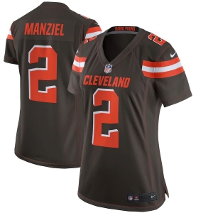 Women's Johnny Manziel Brown Player Limited Team Jersey