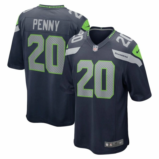Men's Rashaad Penny College Navy Player Limited Team Jersey