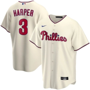 Youth Bryce Harper Cream Alternate 2020 Player Team Jersey