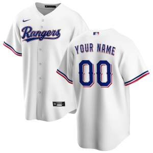 Youth White 2020 Home Custom Team Jersey