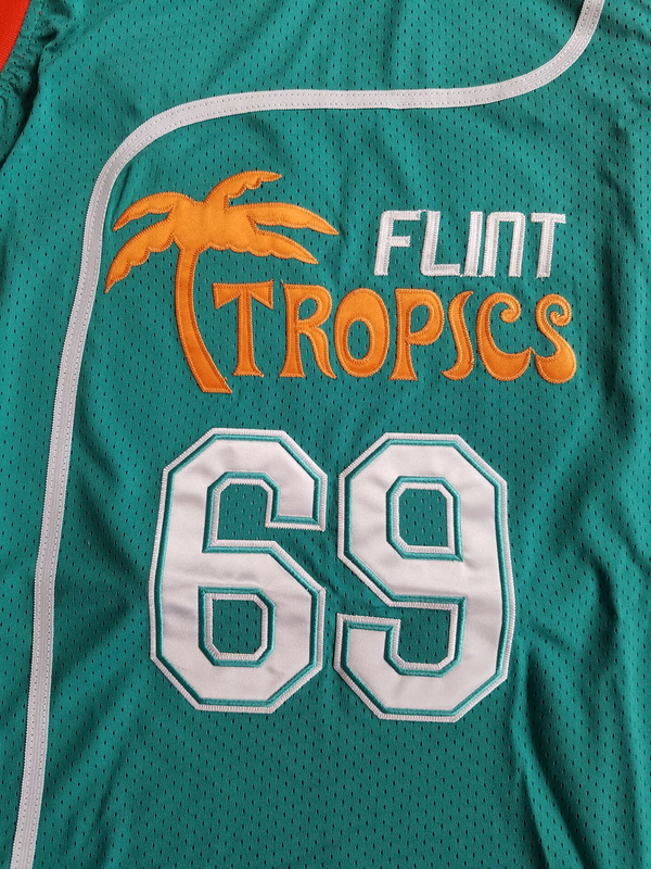 Downtown Funky Stuff Malone Flint Tropics Semi Pro Team Basketball Jersey New