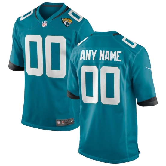 Youth Teal Custom Alternate Game Team Jersey