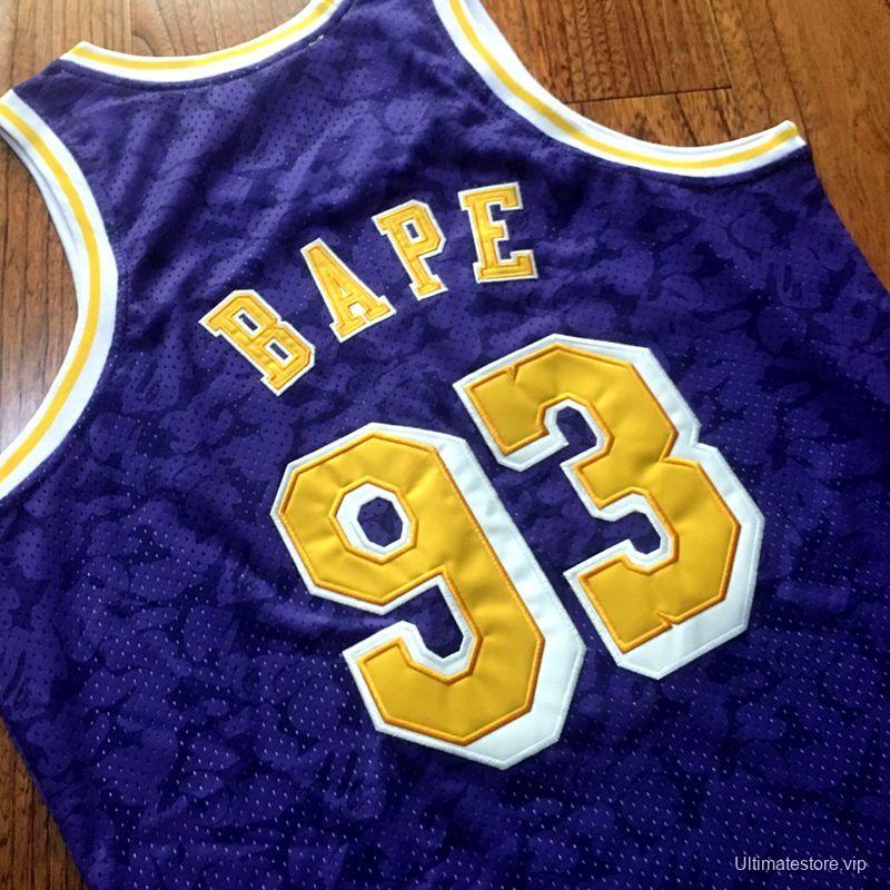 Men's BAPE Blue Retro Classic Team Jersey