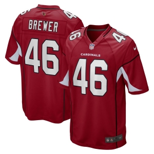 Men's Aaron Brewer Cardinal Player Limited Team Jersey