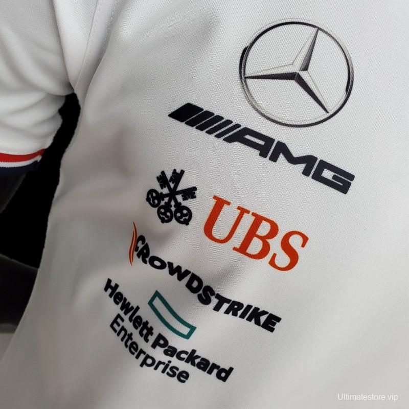 F1 Formula One 2022 Mercedes White 