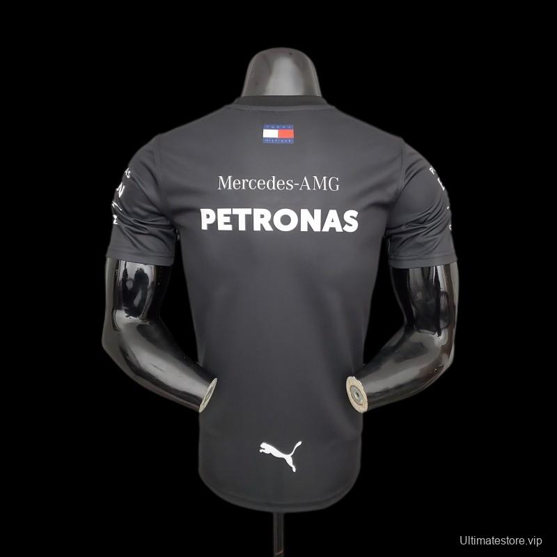 F1 Formula One Racing Suit; 2021 Mercedes Black 