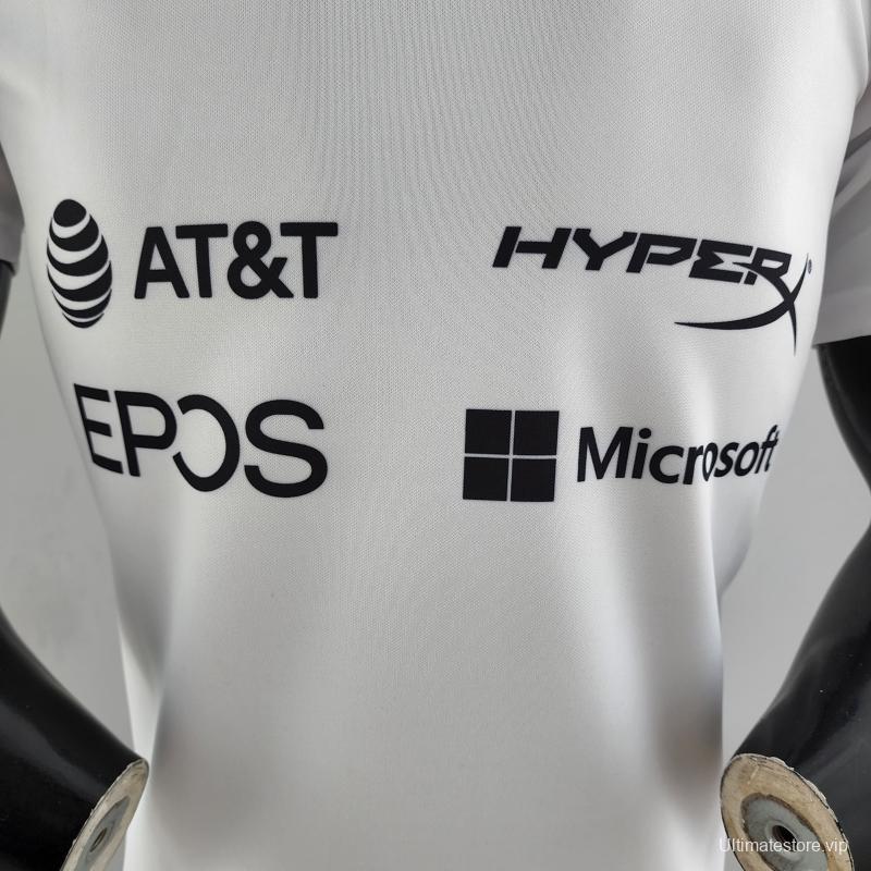 2022 F1 Red Bull /Bwm White T-shirts #0008