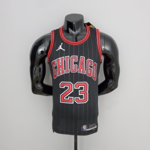 75th Anniversary Jordan #23 Bulls Flyers Black NBA Jersey