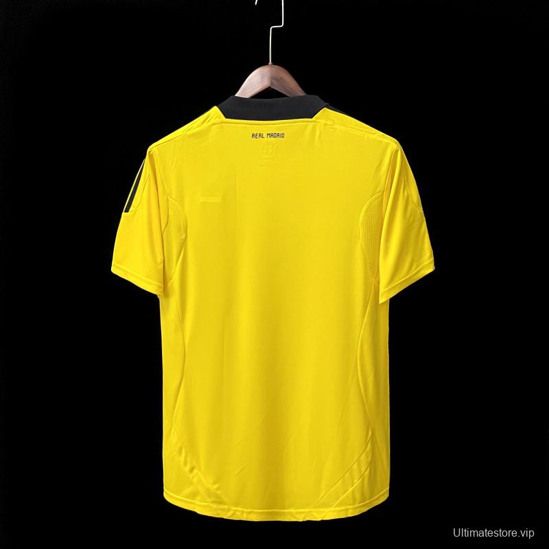 Retro 11/12 Real Madrid Goalkeeper Yellow Jersey