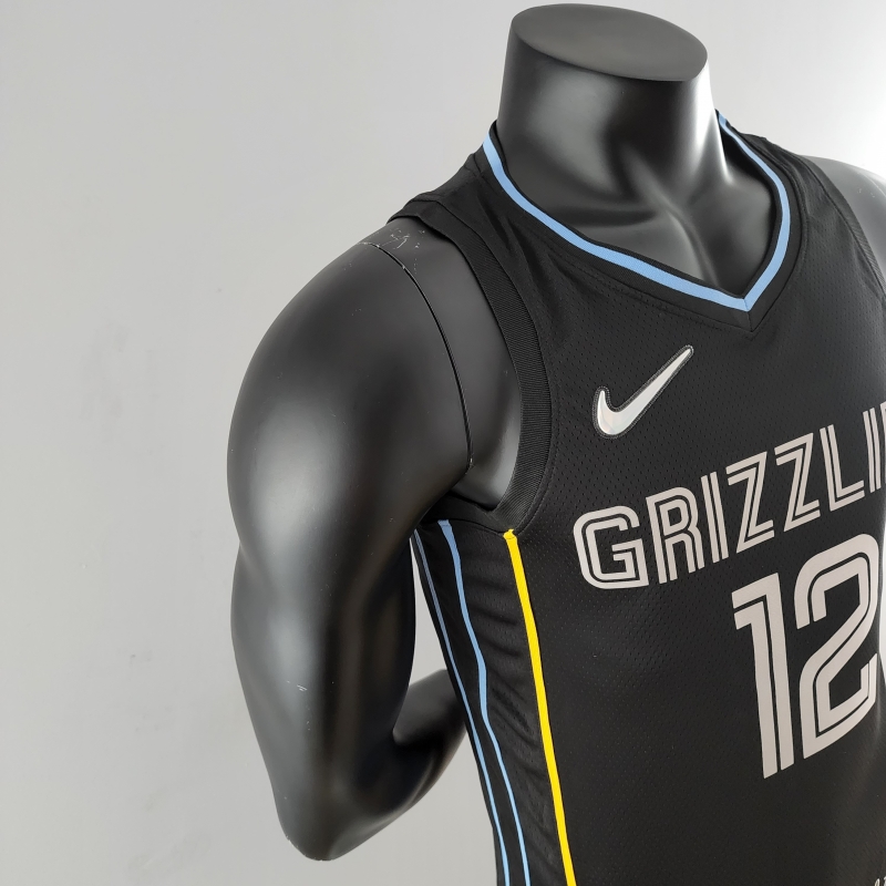 MORANT#12 Memphis Grizzlies Honor Edition Black NBA Jersey