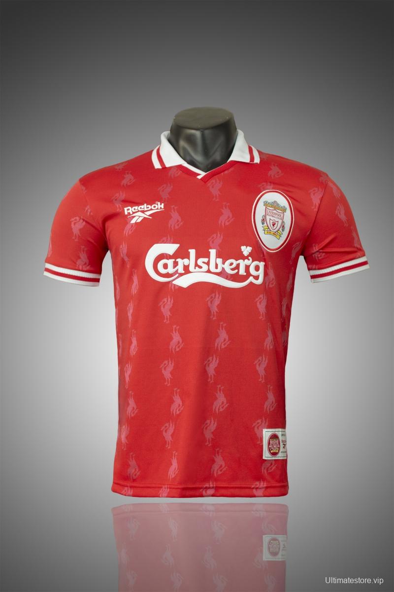 Retro 96/98 Liverpool Home Soccer Jersey
