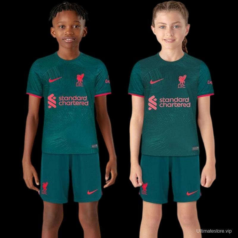 22/23 Kids Liverpool THIRD kit