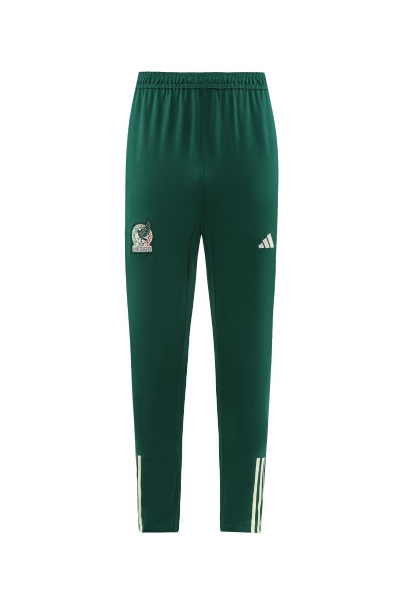 2022 Mexico White/Green Full Zipper Tracksuit