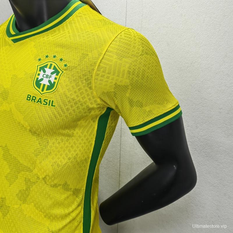 Player Version 2022 Brazil Yellow Special Jersey