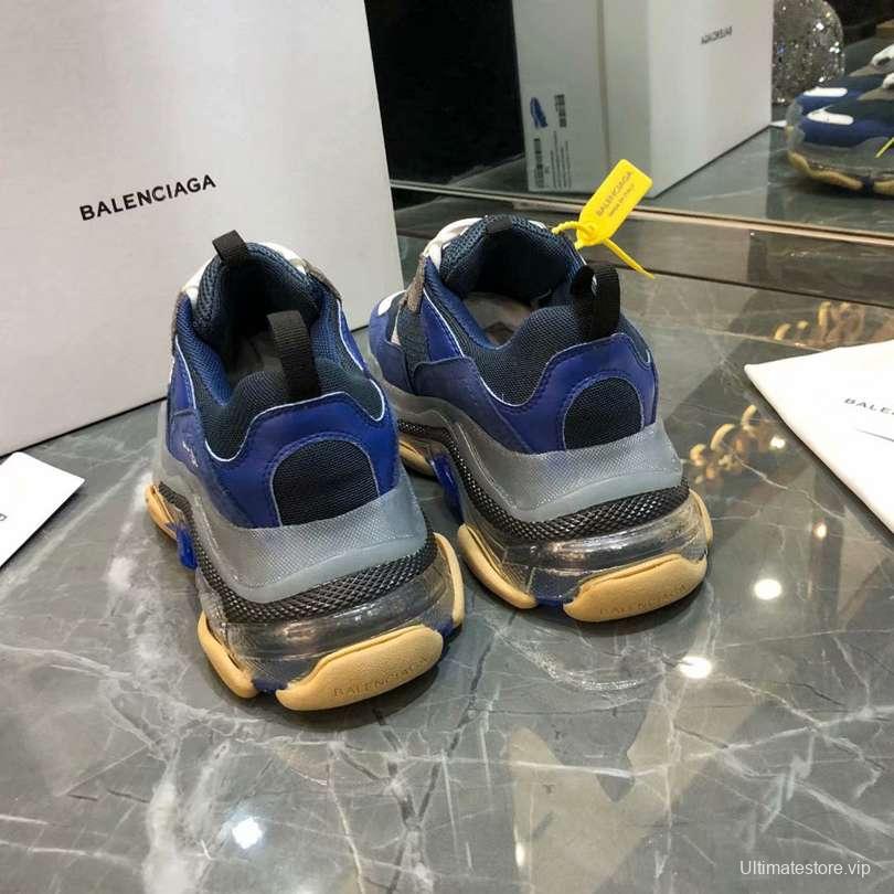 Men/Women Balenciaga Triple S Sneaker Navy