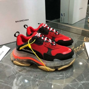 Men/Women Balenciaga Triple-S Sneaker Red/White Item 6380340