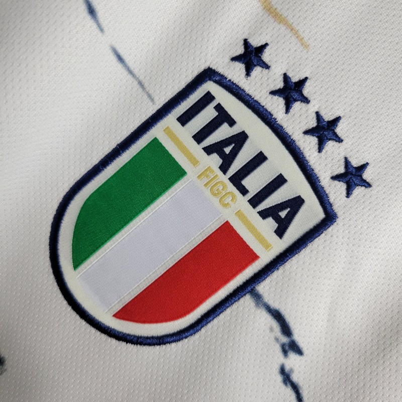 Retro 2023 Italy Away White Jersey