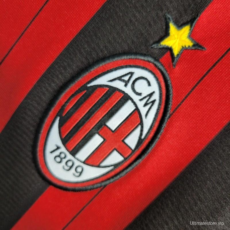 Retro 2013-14 AC Milan Home Jersey