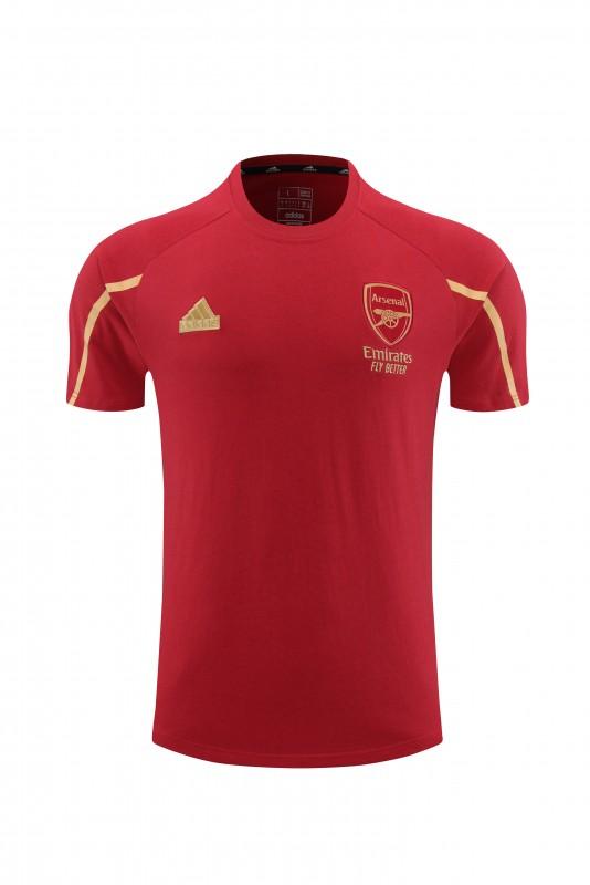 23/24 Arsenal Red Cotton Short Sleeve Jersey+Shorts