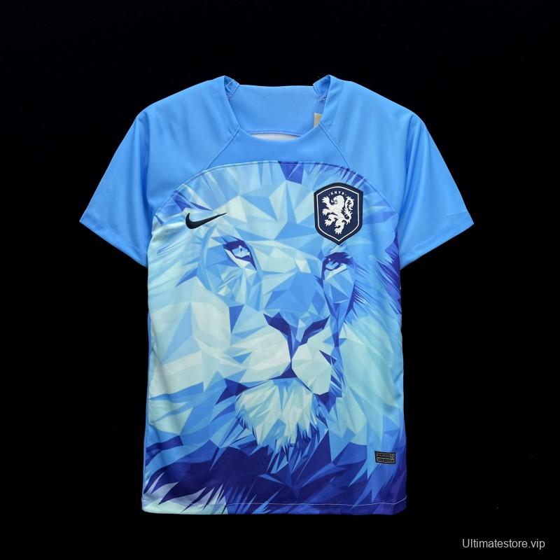 2024 Netherlands Special Blue Jersey