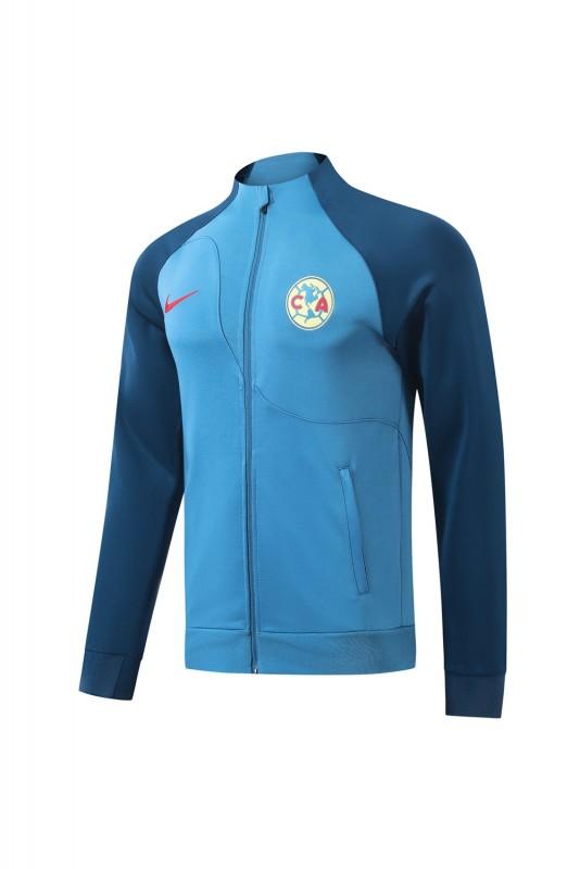24/25 Club America Blue/Navy Full Zipper Jacket +Long Pants