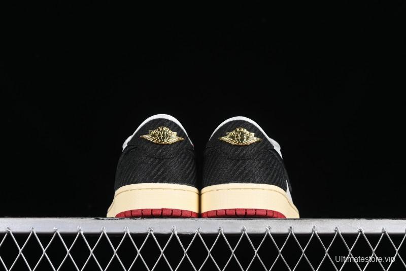 Nike Trophy Room x Jordan 1 Low OG "Away" Casual Sneakers - FN0432-100