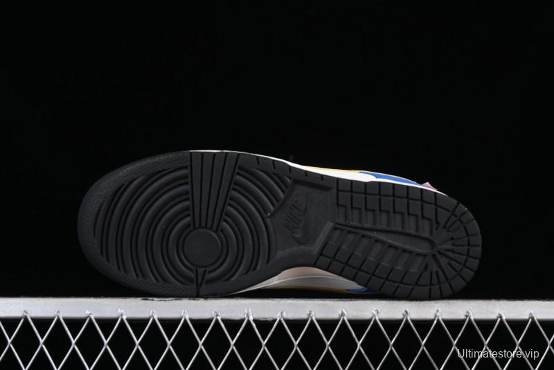 Nike SB Dunk Low Power Rangers Triceratops Colorway Low-Top Casual Skateboarding Shoes - ZZ1998-007