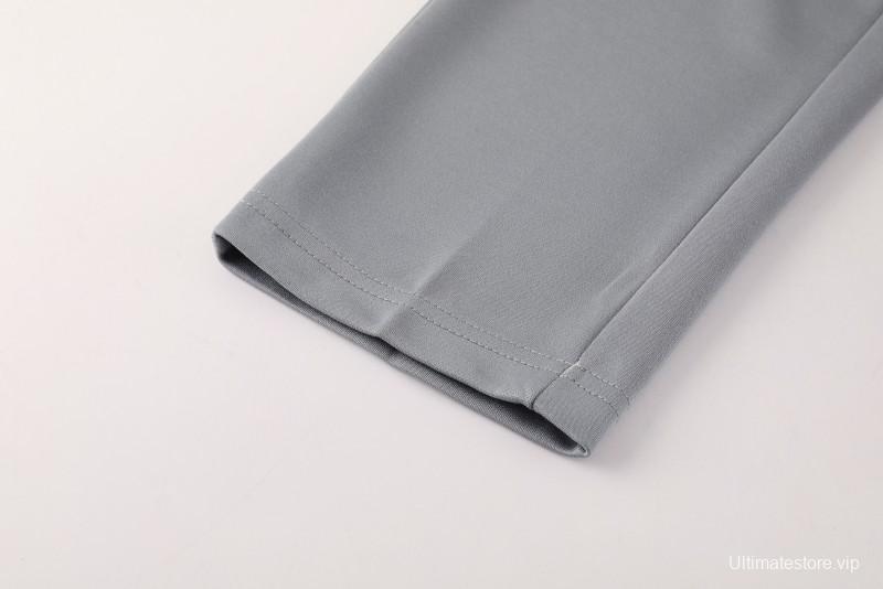 24/25 Puma Grey Full Zipper Jacket +Long Pants