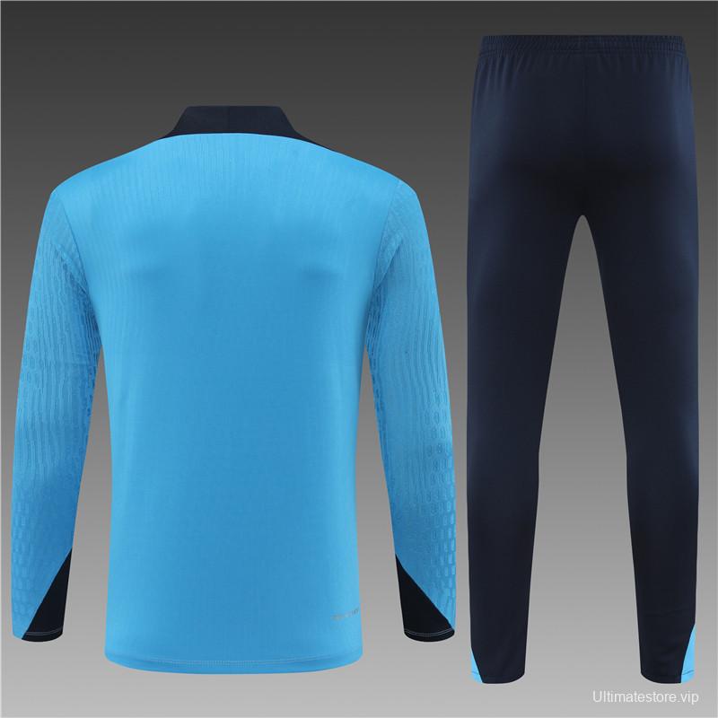 24/25 Chelsea Blue Half Zipper Jacket+Long Pants
