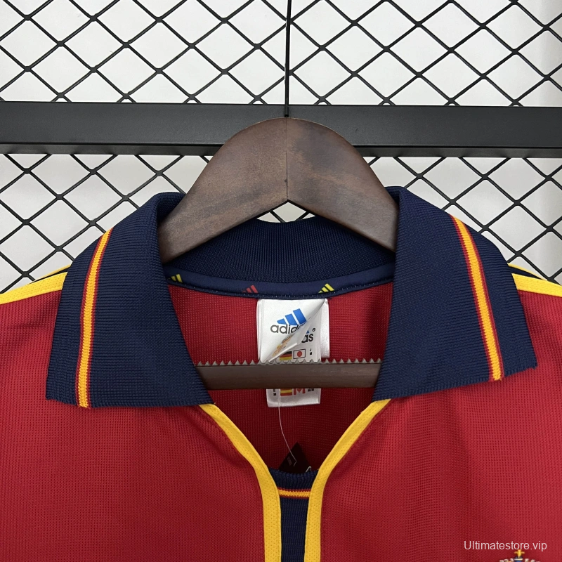 2000 Retro Spain Home Jersey