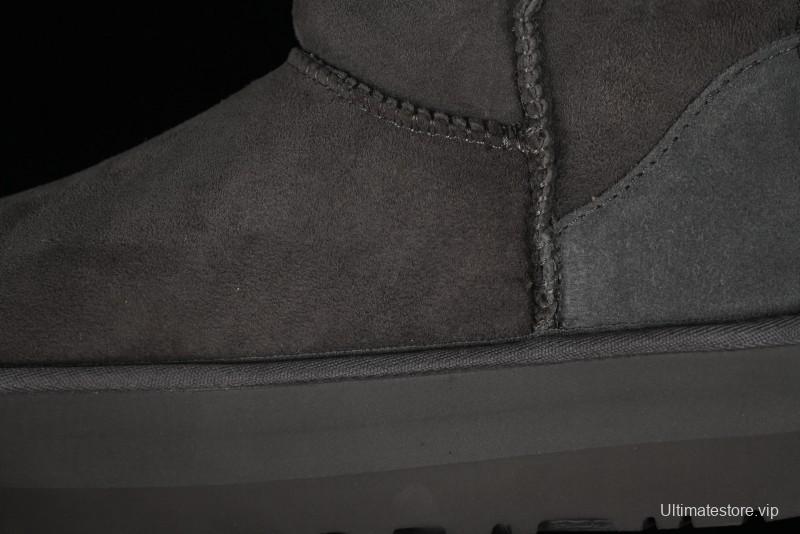 UGG Classic Ultra Mini Platform 3CM Wool Blend Mini Short Boots - 1135092