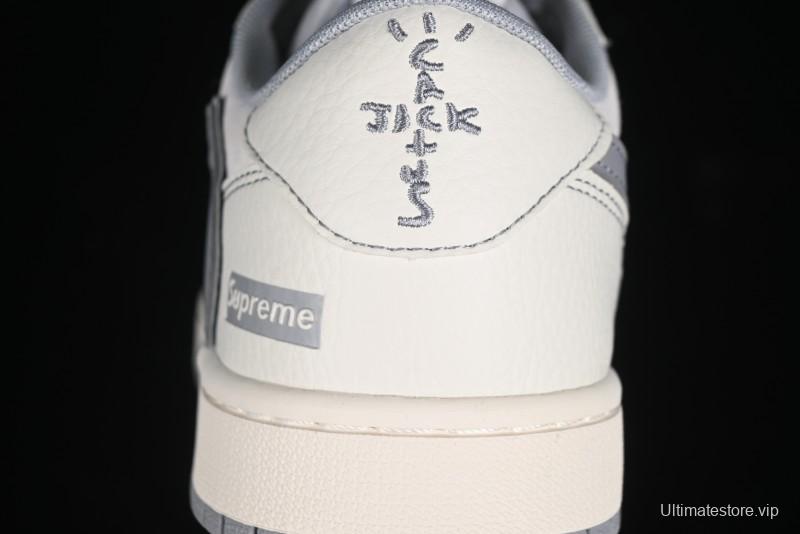 Nike Travis Scott x Fragment Design x Air Jordan 1 Low OG SP AJ1 Supreme Collaboration - XZ2268-003
