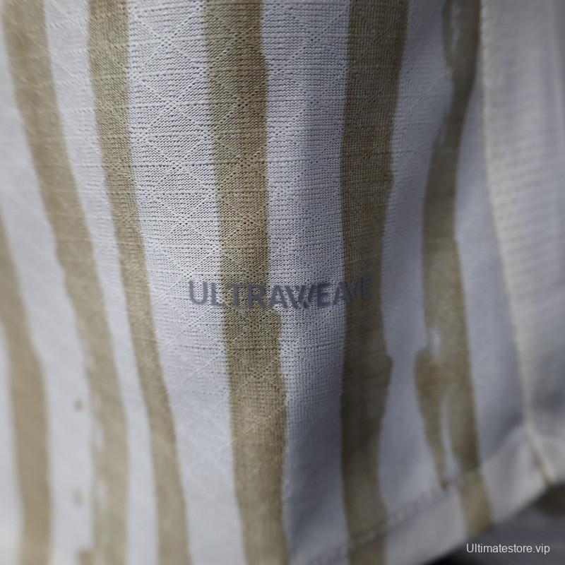 Player Version 25/26 Al Hilal White with Gold Stripes Jersey