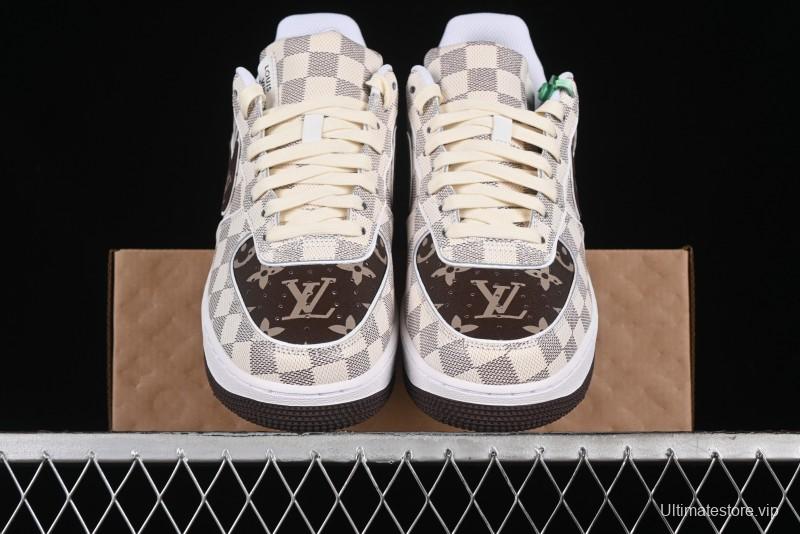 Nike Air Force 1 '07 Low Louis Vuitton Collaboration Casual Sneakers - LD4631-202
