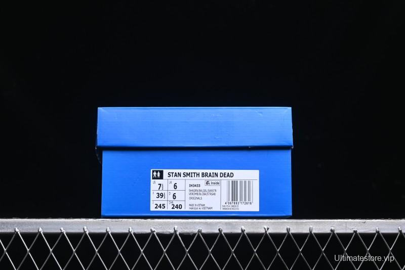 Adidas Brain Dead x Ad Originals Stan Smith Samba Casual Sneakers - IH3433