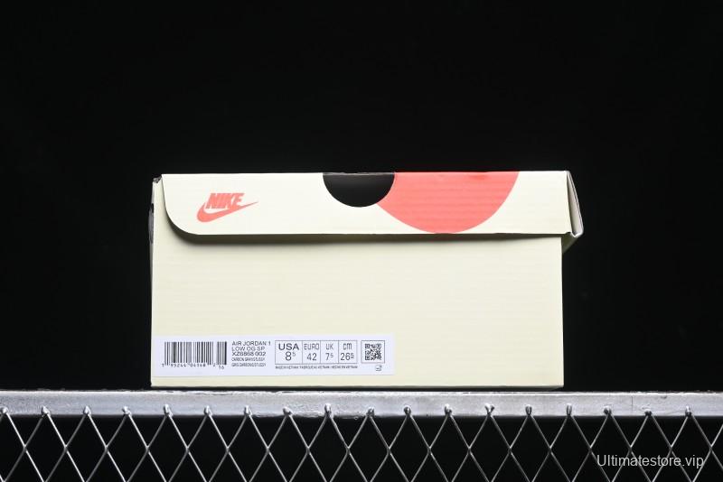 Nike Travis Scott x Fragment Design x Air Jordan 1 Low OG SP Casual Sneakers - XZ6868-002