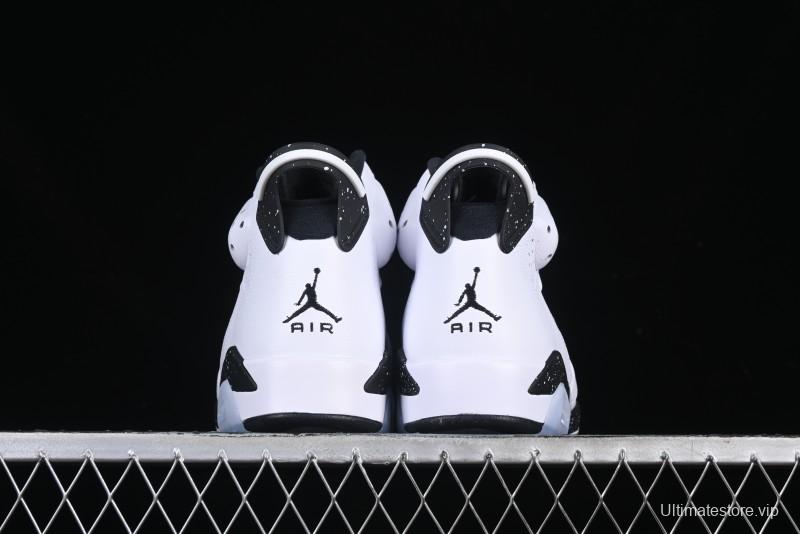 Nike Air Jordan 6 Retro White And Black Basketball Shoes - CT8529-112