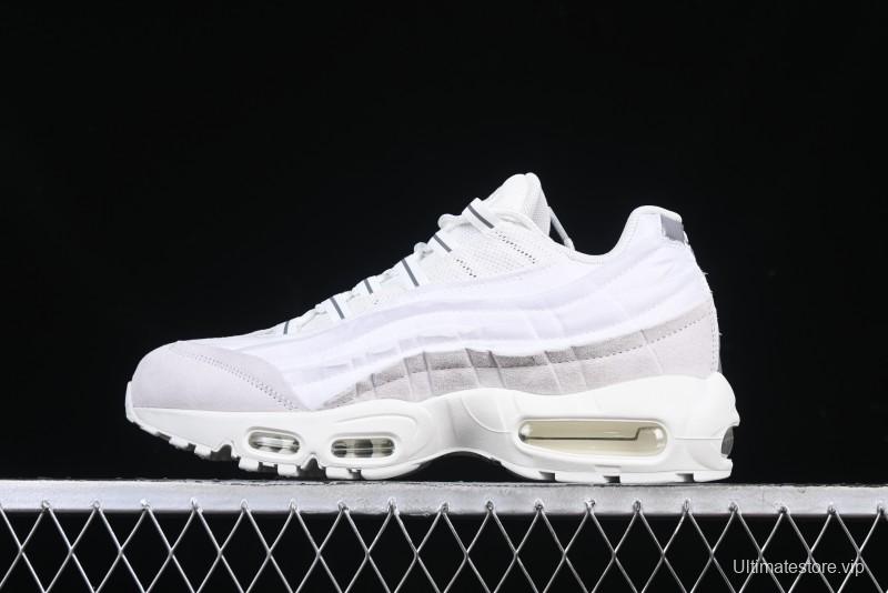Nike Air Max 95 Retro Running Shoes with Air Cushion - CU8406-100